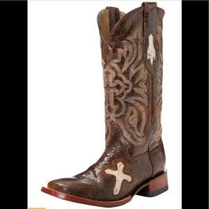 Ferrini Women's Distressed Cross Western Boot